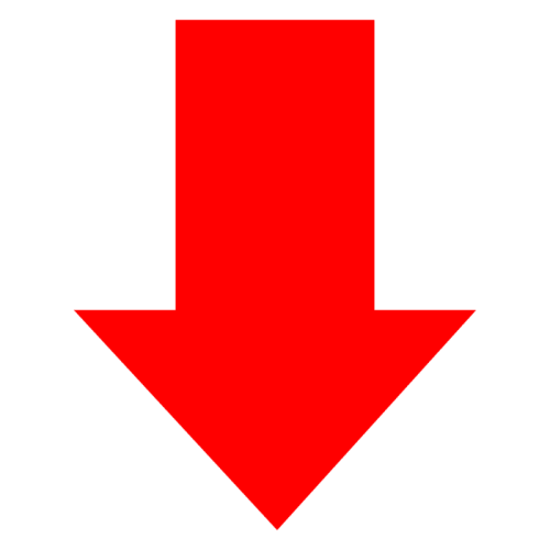 red-directional-arrow-on-transparent-background-free-png